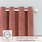 Velvet Curtains  2 Panels  Heavy Blackout Window Drapes With Grommet  Thermal   