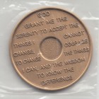 14 Xiv Years - Gamblers Anonymous Recovery Medal Token Chip Coin