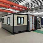 Expandable Container House China 20 40ft Luxury Model House Prefabricated Modula