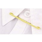 2pcs  gold silver  Tie Collar Bar Pin Collar Bar Shirt Clip Men s Shirt Suit    