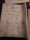 Antique 1799 1803 Central Pa Documents Indentures Envelope R Curtin Sam l Miles 