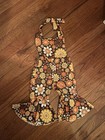 Toddler Girl Mod Retro Floral Romper Overalls Flared Bellbottom Eu 80 12 Month