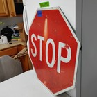 Stop Sign 30  Authentic Retired Street Traffic Road Sign Lot 12-443