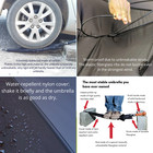 Security Umbrella Men  city-safe  Knob Handle With Tiny Scratches