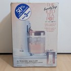 Vintage Mr Coffee Tm3 3-quart Iced Tea Pot Maker With Red Lid Pitcher