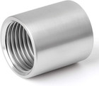 10pcs 304 Stainless Steel Cast Pipe Fitting  Coupling  1 2  X 1 2  Npt Female Th