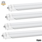 8ft Led Tube Bulbs 45w 72w 120w Fa8 T8 8 Foot Led Shop Lights Garage F96t12 T10