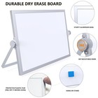 Small Dry Erase White Board  Magnetic Desktop Whiteboard With Stand  Dry Eeas   