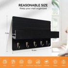 Key Holder For Wall  House Decor Mail Organizer Wall Mounted With Shelf   5 Hook