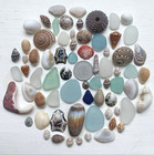 Genuine Surf Tumbled Sea Glass  shell Small