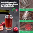 Shot Glass Set With Tray  Shot Glasses Holder 6 Pack Shot Glass Set 1 2oz  Sh   