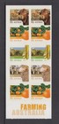 Australia 2012 Farming Booklet  Apta Brisbane  Philatelic Barcode Booklet