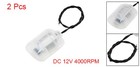 2pcs Vibration Motors Dc 12v 4000rpm Vibrating Motor With White Shell 58x44x30mm