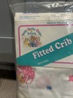 Vintage Teddy Beddy Bear Cotton Fitted Crib Sheet Riegel 100  Cotton New Sealed