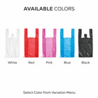 1 10 T-shirt Bags 8x4x15 Medium-duty  0 55 Mil Grocery Plastic 50   3000 Bulk