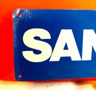 Sandozable Sandoz Original Vtg Metal Plate 50x12cm Sign Chemicals Factory Lsd