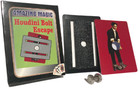 Houdini Nut   Bolt Escape Card Frame Magic Trick Pocket Close Up Penetration Toy