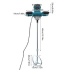 6 Speed  Handheld Electric Concrete Plaster Grout Paint Mortar Mixer Machine