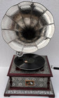 Antique Fully Functional Working Phonograph Hmv Gramophone Win-up Record Player
