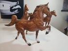 Vintage Breyer Horse Lot Of 5 Woodgrain  Commander 5 Gaiter fighting Stallion 