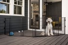 3-in-1 Extra Tall Weather-resistant Outdoor 144-inch Wide Pet Gate  Pen And F   