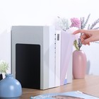 Dark Metal Bookends - 6 Pairs For Office  Library   Home Decor  Stylish Design