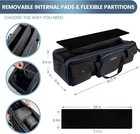 Tripod Carrying Case Bag 40 5  Resistant Light Stand Bag W  2 Protective Pads