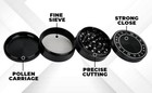 Herb Grinder - Large 3  Inch  Plus Smell Proof Storage-free Shipping   Return