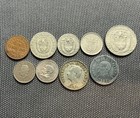 Panama          El Salvador          Lot Of 9  World Foreign Coins