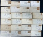  684 Warren G  Harding 1 5c First Day Covers Lot Of 76 Combos  Pairs  Blocks Of
