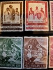 Vatican Stamp Sc 404-09  1965 Martyrs Of The Uganda  F vf Mnh 
