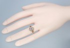 Beautiful Antique Victorian Solid 14k Gold Pink Spinel Pearl Floral Daisy Ring 8