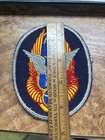 60s 70s Air Force Reserve Afr Military 4 5    Sew On Patch Rare Usaf Eagle Wings