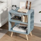 Night Stand  White Kids Nightstand  Modern End Table With Open Storage-zengc