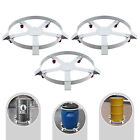 55 Gallon Drum Dolly Stands Q235 Steel Barrel Dolly Carts With 5 Wheels