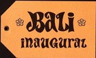 C1950s Bali Inauguraz Cardstock Luggage Tag  3 X 5 