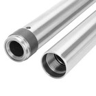 Cycle Standard 39mm Chrome Fork Tubes - 27 Inch - 2 Over