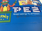 Vintage Pez Jim Henson   s Muppets Store Display Card Kermit 11x6 Advertising