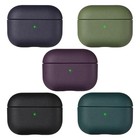 Shockproof Hard Pu Leather Cover For Apple Airpods 4 3 2 Pro 2 3rd Gen W  Strap