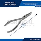 Slim Weingart Plier Orthodontic Ortho Dental Instruments Braces German Grade