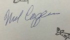 Wwii Ace Usn Navy Pilot Melvin Cozzens Signed Card