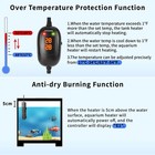 Aquarium Heater 50w 100w 200w 300w 500w Submersible Fish Tank Heater With Ove   