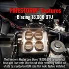 Firestorm   Utv Cab Heater For Yamaha Wolverine R Spec  Blazing 18 000 Btu 