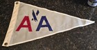 Rare Vintage American Airlines Flagship Nylon Flag With Eagle Emblem 