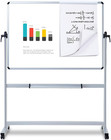 Double-sided Magnetic Mobile Whiteboard  96 X 48 Inches  Rolling Dry Erase Board
