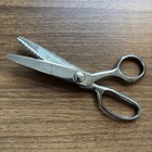 Gingher Pinking Shears Vintage Sewing Scissors Brazil Chrome Right Handed Steel