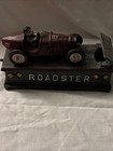 Roadster Cast Iron Coin Bank     Vintage Style Reproduction     Unused   Heavy