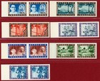 Indonesia 1948  1-21  Imperf Proof  Marginal Pair  Nh  42 Imperf Proofs 