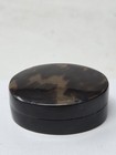 Antique Tortoiseshell Snuff Box Oval Pocket Pill Trinket Case 19th C Decorative