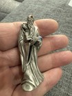 Pewter Wizard With Crystals
